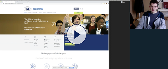 User testing session and research findings showing navigation issues and content confusion patterns